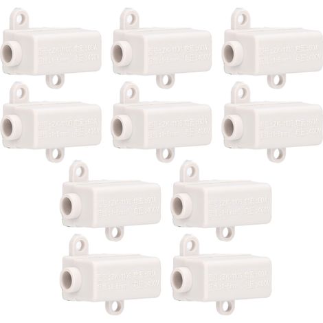 Lot de 10 répartiteurs de câbles ABS haute puissance, borniers en T, coupe-circuit pour ligne principale 400 V 60 A (1/5)