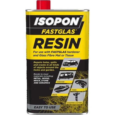 U-POL Isopon Fastglasa Laminating Resin Tin 500ml - High-Quality Repair and Bonding Solution (1/5)