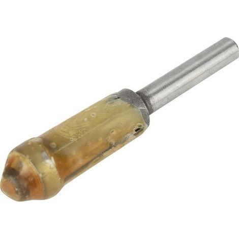 Embout garniture affleurant à roulement – tige droite 1/4" – 12mm – routeur bois / gravure – Goshyda (1/5)