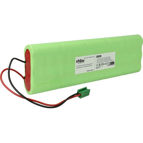 vhbw 1x Akku kompatibel mit GE Defibrillator MAC 1200ST Medizintechnik (2000 mAh, 18 V, NiMH)