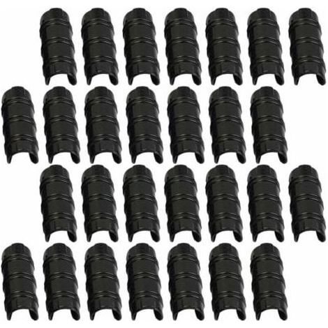 30pcs 32mm Serre Clips,Pinces à Tuyau pour la Fixation des Housses au Jardin Serres,des Films,des Plantes