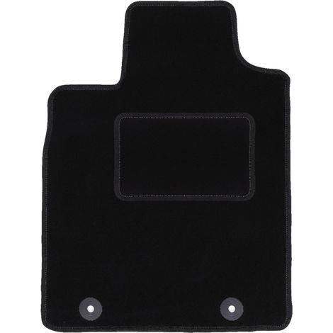 Fahrermatte aus Samt für: Dacia Sandero II Schrägheck, Stepway (2013–2019), schwarz