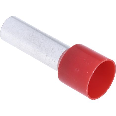 Rs Pro – Embout isolé électrique 35mm² – Couleur rouge – Longueur 25mm – Isolation nylon pour connexions sécurisées