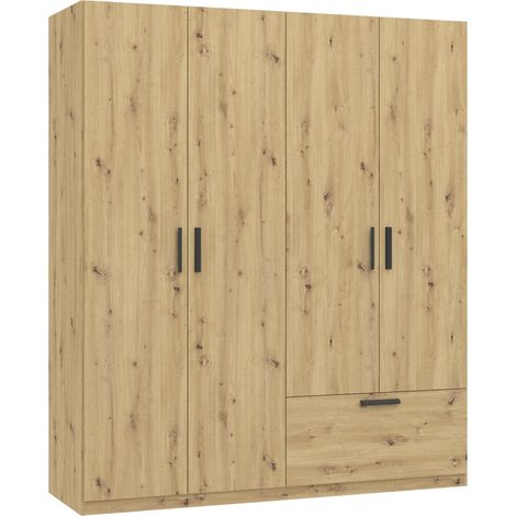 Mömax Drehtürenschrank Milos Eiche Artisan (1/4)