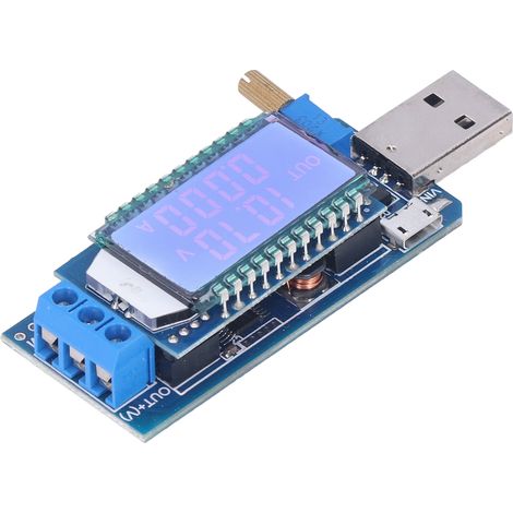 Module Alimentation Buck Boost DC-DC 5V-24V Régulateur USB avec Écran, Convertisseur Tension 3.3V 9V 12V, Bureau (1/5)