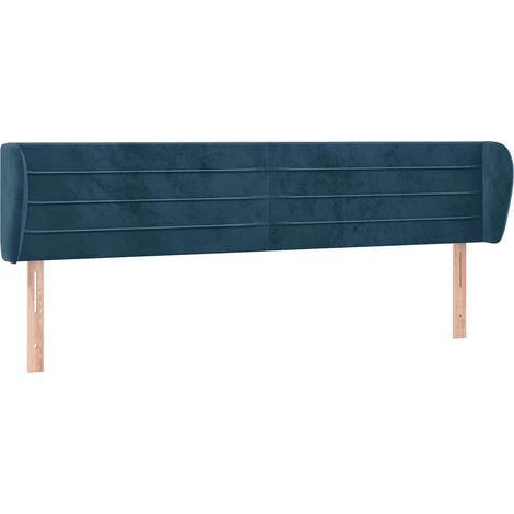 Maison Exclusive - Cabecero de terciopelo azul oscuro 183x23x78/8 (1/5)