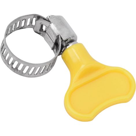 Lot de 10 colliers de serrage en acier inoxydable avec poignée en plastique pour tuyaux de 18 à 29 mm (1/5)
