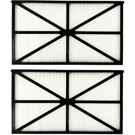BUNTHAUS Lot de 4 Panneaux Filtres pour Robot Tiger Shark - RCX70101PAK2 - Noir (1/3)