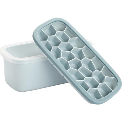 à Glaçons 1 Ensemble avec Couvercle en Silicone Bac Réutilisable, Fond (1/5)
