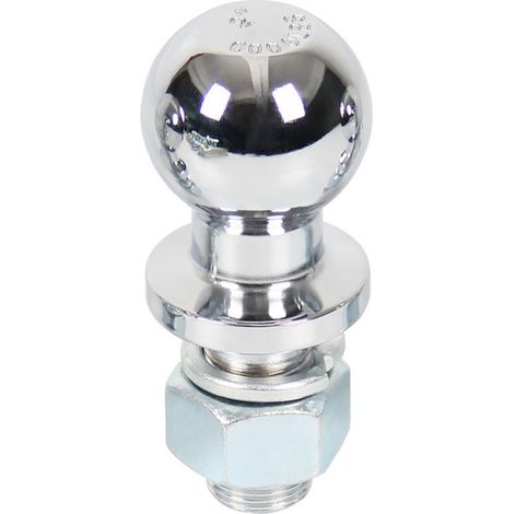 Boule d'attelage de remorque, Surface lisse et brillante, Structure compacte, antirouille, forte résistance avec filetage précis 50.8mm/2 pouces