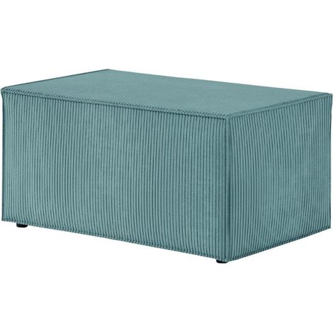 Banquette en Velours Côtelé "Mollie" 90cm Bleu Clair (1/5)