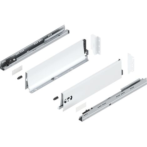 Blum Tandembox antaro K Schubladenschienen-Set 1 Paar, 30kg 450mm Vollauszug Blumotion, seidenweiß