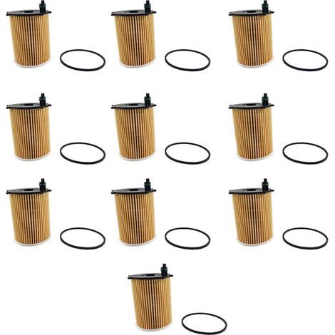 Kit de 10 filtres à huile moteur pour C4 C-ELYSEE DS4 Nemo Xsara, Focus, Liana (numéro de pièce : 206308). (1/3)
