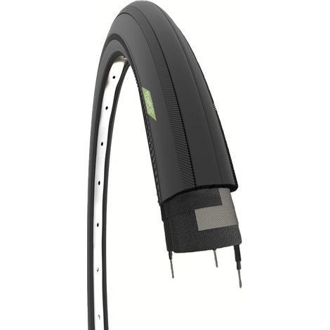 COPERTONE 700x25 PNEUMATICO 25-622 COPERTONCINO SLICK NERO BDC GARA CICLO BICI (1/2)
