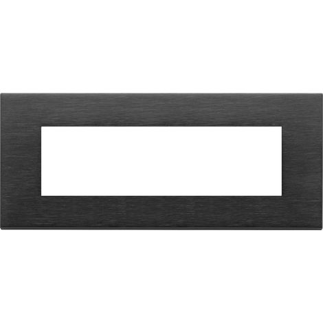 VIMAR - 22657.13 Placca 7M nero spazzolato