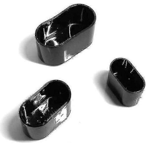 16 embouts ovales pour pieds de table et de chaise : revêtement en caoutchouc flexible et résistant aux rayures (40 x 20 mm) (1/5)