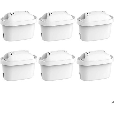 Lot de 6 cartouches filtrantes pour Brita Maxtra Plus – Filtration chlore et impuretés – Compatible avec Marella et autres pichets (1/4)