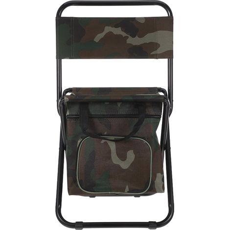 Tabouret De Pêche Pliant Chaise De Camping Pliable Tabouret De Camping Portable Chaise Extérieure Pliable Tissu Oxford Green (1/4)