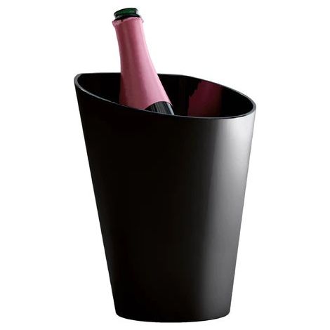 Brevetti WAF Marea Bucket Clear Secchiello 5,25 Lt Puro Acrilico Veroglas Nero