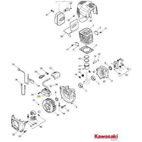 ASSIEME BOBINA TJ027E ORIGINALE STIGA - 118805172/0