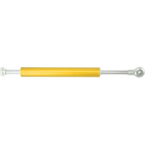 Stabilisateur de direction moto 330mm universel amortisseur de guidon aluminium doré pour la plupart des motos (1/5)