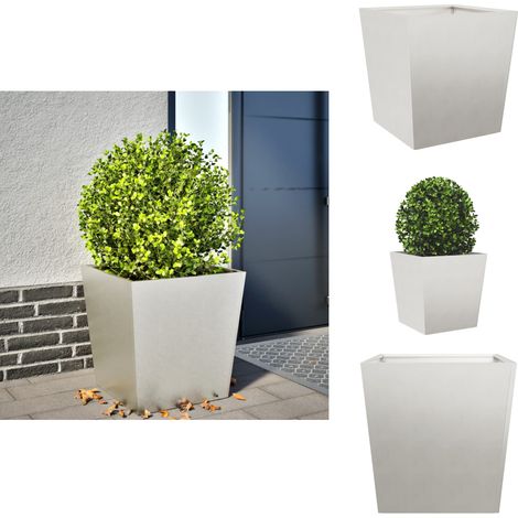 Jardinière 50x50x50 cm acier inoxydable - Jardinière - Jardinières - Jardinière D'extérieur - Jardinière De Patio (1/5)