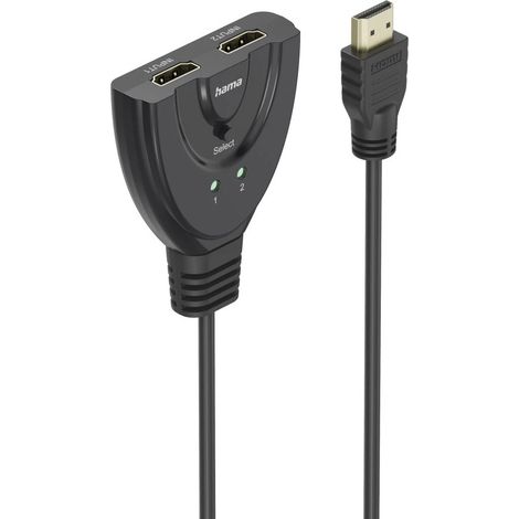 Hama 4K HDMI™ Switch 2x1 - Plug & Play, ohne Stromversorgung (1/4)