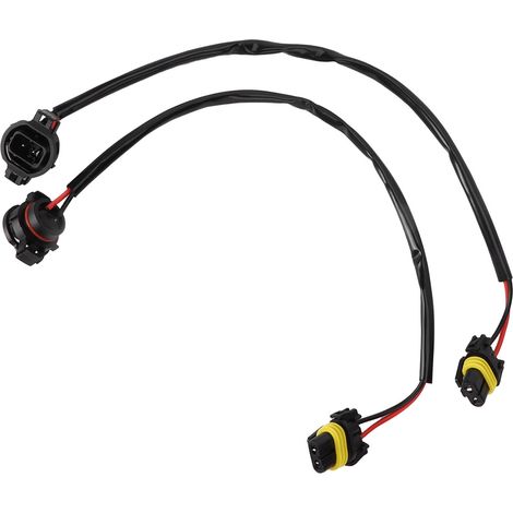 Stück Universaladapter 5202/H16 Stecker auf 9005 Buchse Kabelbaumstecker für Scheinwerfer und Nebelscheinwerfer 12V-24V (1/5)
