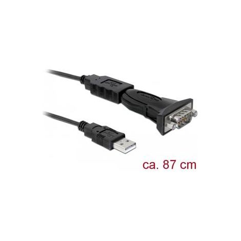 DeLOCK USB Adapter Kabel USB2.0 - D-Sub9 seriell St/St (61460)