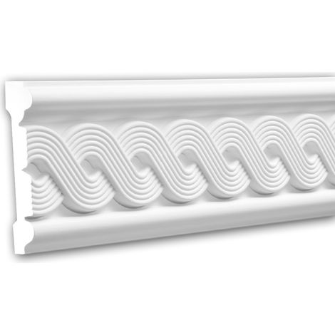 Cimaise 151319 Profhome Moulure décorative style Néo-Classicisme blanc 2 m
