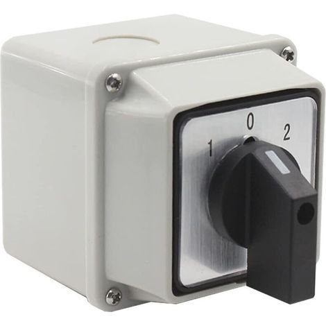 Inverseur de source universel étanche IP65 – 380 V, 20 A – Sélecteur à came rotative pour démarrage moteur asynchrone - LW26-20 (1/3)