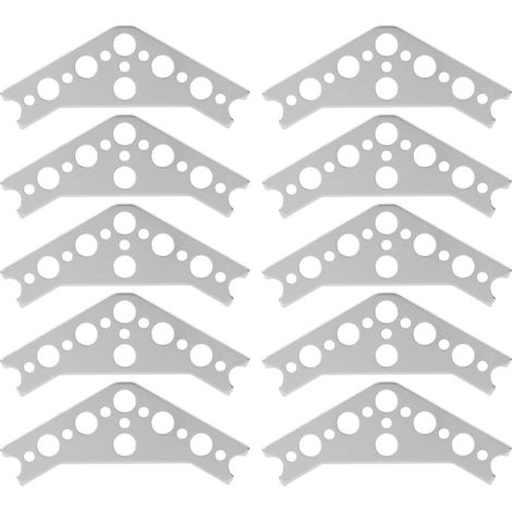 10 Pcs Gusset 120 Degrees 7005 Aluminum Robotic Connection Gusset for TETRIX PRIME (1/5)