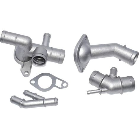 Kit di tubi flessibili flangiati in alluminio per il raffreddamento del motore per VW Golf Jetta Audi A3 TT