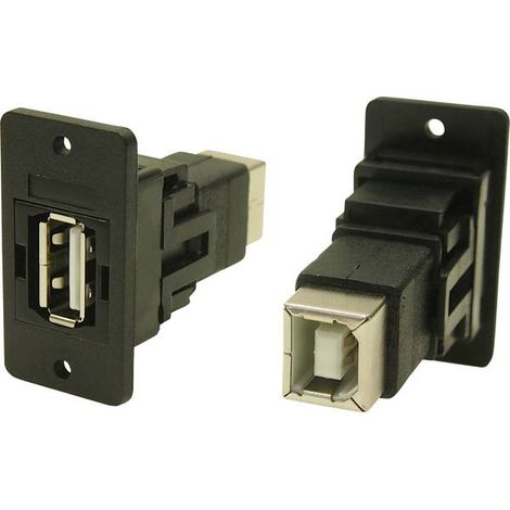 Adattatore, Presa Presa USB tipo A ⇔ presa USB tipo B CP30609NX Cliff Contenuto: 1 pz.
