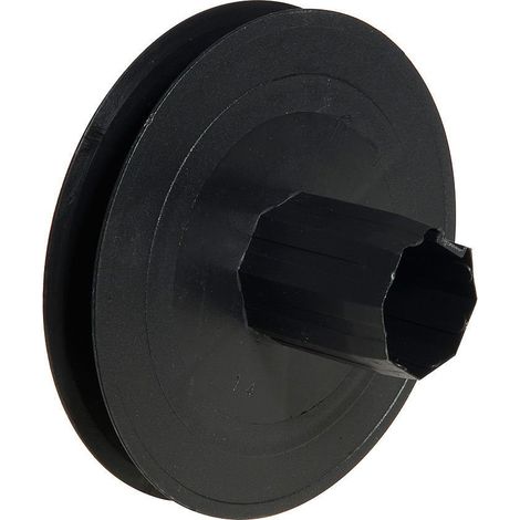 Treuil volet plastique pointe métallique, Cranberry, 136x40 mm (1/5)