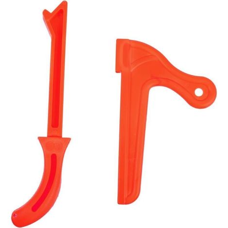 2 Pièces Poussée Orange Outils de Menuiserie Poignées Auxiliaires pour Équipements (1/5)