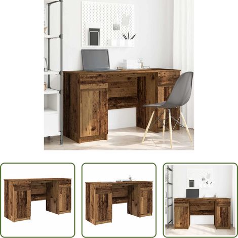Bureau moderne - Bureau Bois ancien 140 x 49 x 76 cm Bois d'ingénierie (1/5)