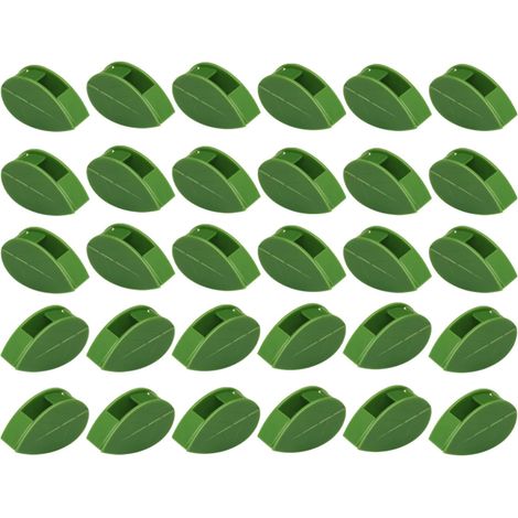 30 Pièces Clips pour Plantes Fixation Murale pour Plantes Grimpantes Support Mural pour Plantes Support de Tane en Forme de Feuille avec Point Adhésif pour Support de Plante de Jardinage (1/5)