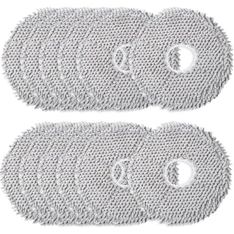 Set di 12 panni in microfibra per mocio - Accessori per robot aspirapolvere - Lavabili - Accessori per Dreame L10s Ultra/L10 Ultra/L20 Ultra/L10s Pro Ultra Heat-Crezuo-Crezuo