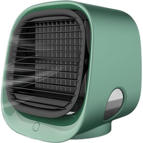 Ventilatore portatile – Rinfrescante per la stanza, silenzioso, con 3 velocità, ideale per ufficio, scuola, giardino, spiaggia, viaggi e campeggio. (1/2)