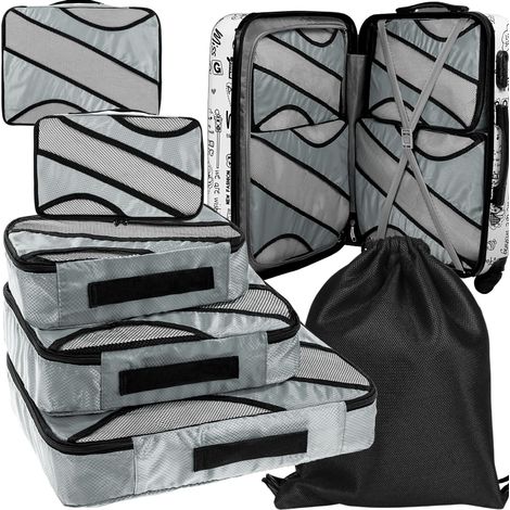 Reise-Organizer-Set für Unterwäsche, Koffer und Kleiderschränke