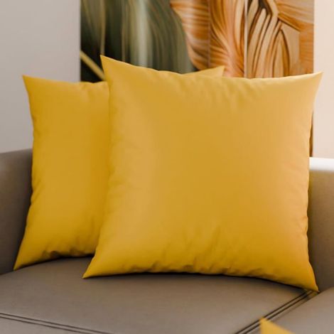 Taie D Oreiller - 40x40 Cm - Microfibre Hypoallergénique - Pour Lit Et Canapé - Lot De 4 (1/5)