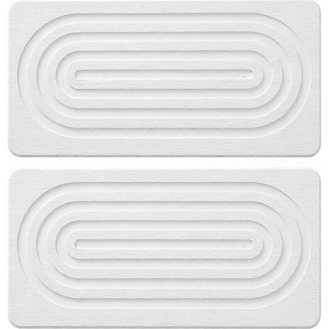 Plateau en terre de diatomées - Porte-savon en pierre à séchage rapide pour comptoir de cuisine, tapis éponge pour salle de bain A (1/5)