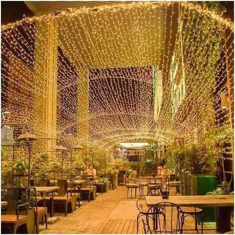 Guirlande lumineuse de Noël 000 LED 8 modes d'éclairage étanche fil transparent lumière blanche chaude 100 m (1/3)