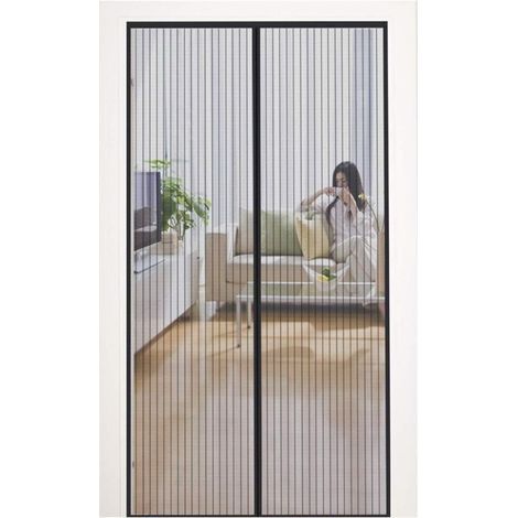 Magnetic Door Mosquito Net 80x210cm, Black (1/4)