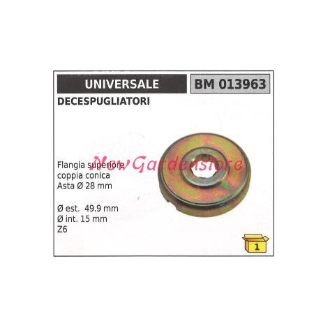 Flangia superiore coppia conica UNIVERSALE decespugliatore 013963