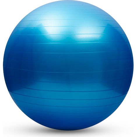 Ballon de yoga anti-éclatement 55 cm/65 cm/75 cm, ballon d'équilibre et de stabilité pour Pilates et barre de fitness, avec pompe à air (1/2)
