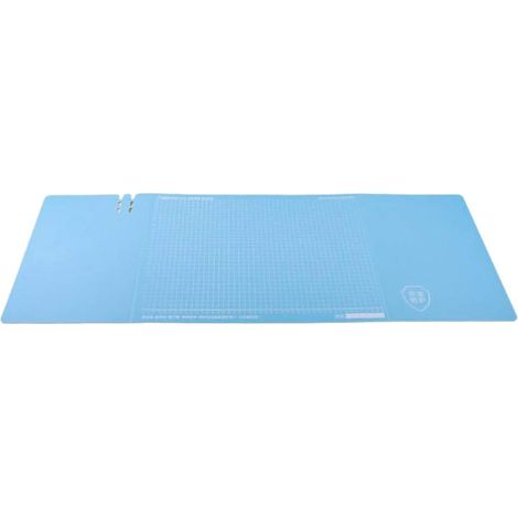 Cloison de bureau bleue en polypropylène, séparateur pratique