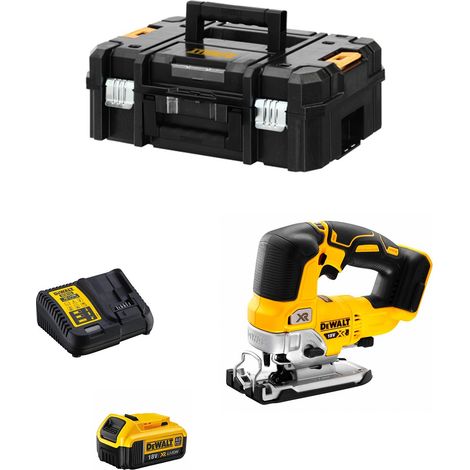 Pendelhub-Stichsäge DeWALT DCS334M1T (1 x 4,0 Ah + DCB115 + TSTAK II) (1/5)