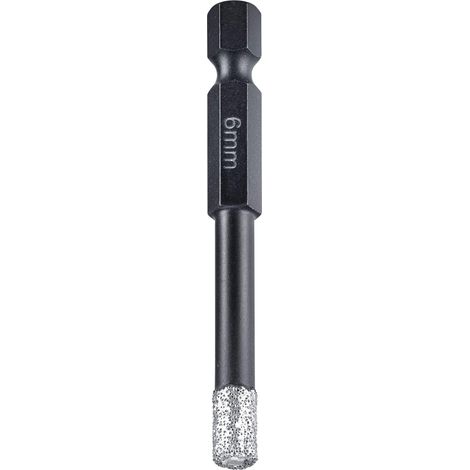 Broca para azulejos kwb 500306 diamantada 6 mm hexagonal